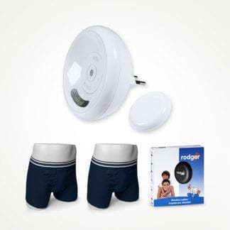 MLMERY Adult Baby Bedwetting Enuresis Urine Bed Wetting Alarm +Sensor With  Clamp Blue Baby Care